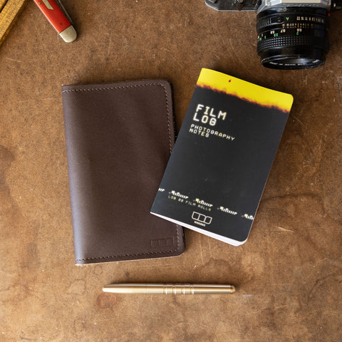 Film Photographer's Kit | Logbook, Pen & Leather Cover