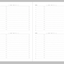 The inside spread of the days