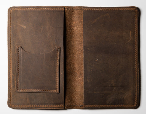Leather Protective Cover inside brown variation