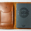 Leather Protective Cover inside with pocket golf log