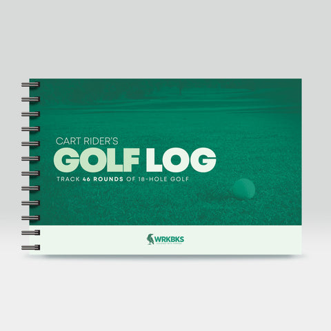 Cart Rider's Golf Log — Track 46 Rounds of 18-Hole Golf