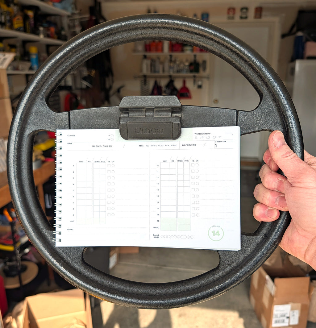 Cart Rider's Golf Log — Track 46 Rounds of 18-Hole Golf