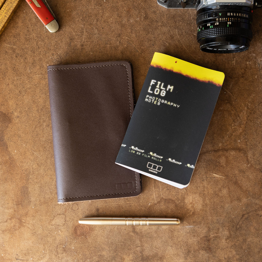 Film Photographer's Kit | Logbook, Pen & Leather Cover